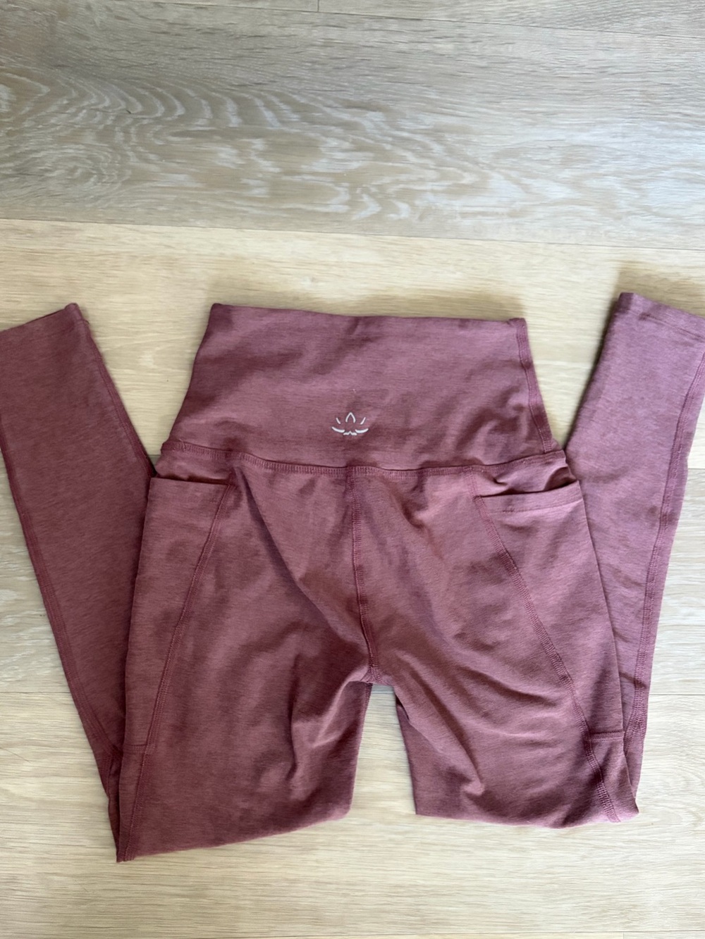 Beyond Yoga Spacedye High Waisted Pocket Leggings Mauve XS
